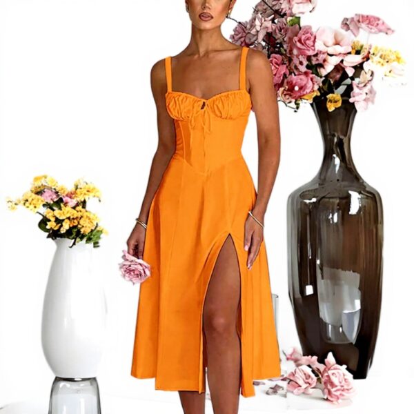 Abito da Sera Sportalm Donna Senza Maniche Schiena A Linea