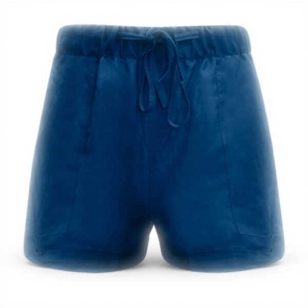 Pantaloncini lino donna Generisch vita alta lacci casual