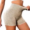 Pantaloni ciclismo donna Luckywaqng aderenza traspiranti