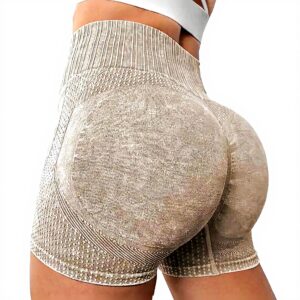 Pantaloni ciclismo donna Luckywaqng aderenza traspiranti