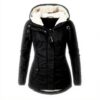 Parka Donna Pelliccia Orsacchiotto Impermeabile HHMY Taglie