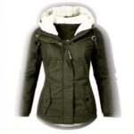 Parka Donna Pelliccia Orsacchiotto Impermeabile HHMY Taglie