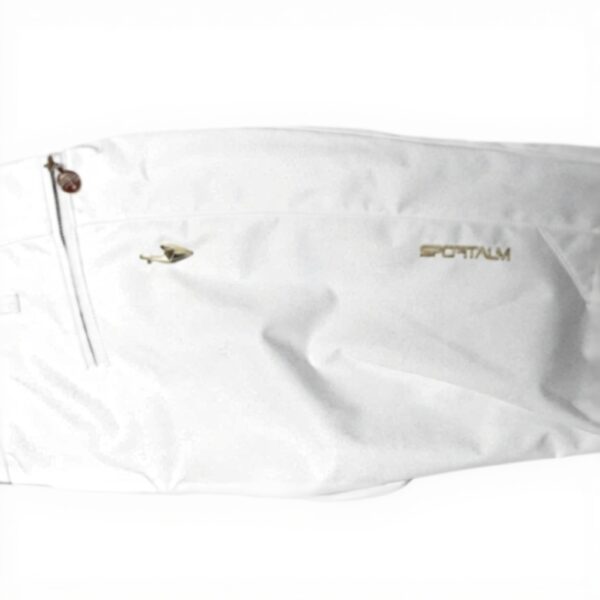 Pantaloni da sci Sportalm Kitzbühel Bird RR Donna Bianco Oro