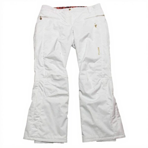 Pantaloni da sci Sportalm Kitzbühel Bird RR Donna Bianco Oro