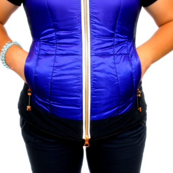 SPORTALM Gilet da Sci Donna Blu Verde Poliestere Taglia 36