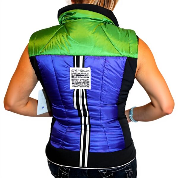 SPORTALM Gilet da Sci Donna Blu Verde Poliestere Taglia 36