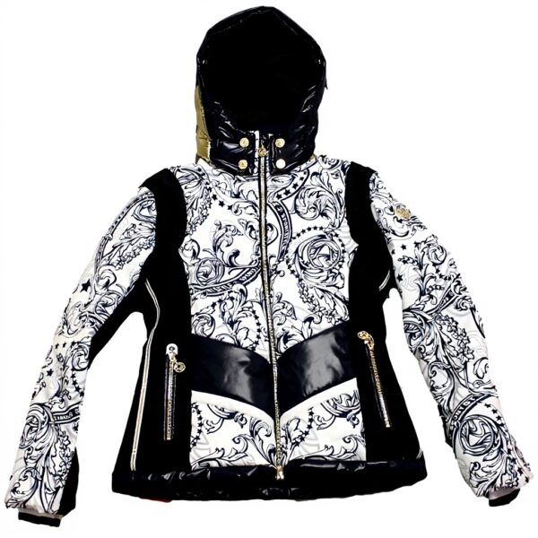 Sportalm Giacca da Sci Donna Blu Bianco Abbigliamento