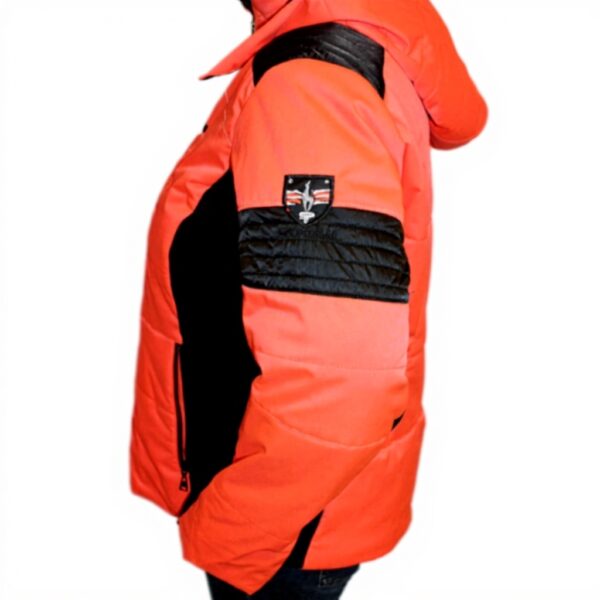 Giacca da sci donna Sportalm Kitzbühel cappuccio arancione