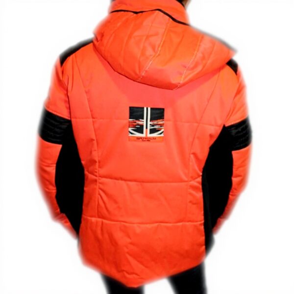 Giacca da sci donna Sportalm Kitzbühel cappuccio arancione