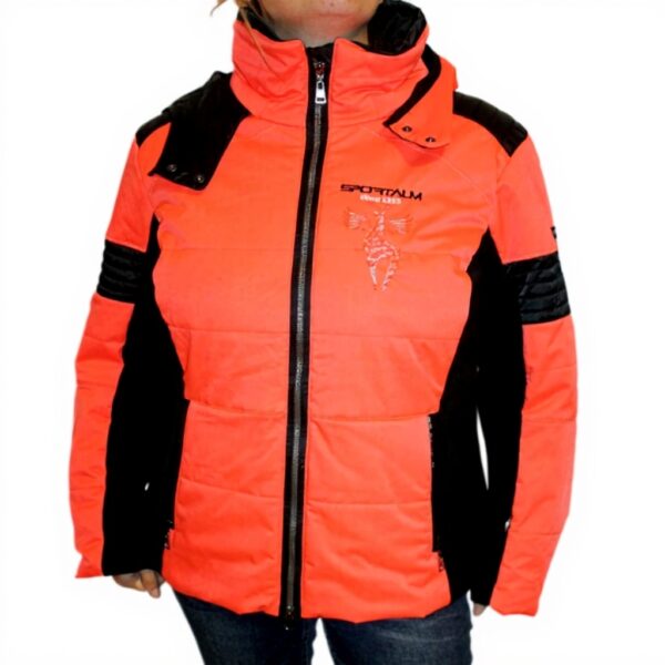 Giacca da sci donna Sportalm Kitzbühel cappuccio arancione