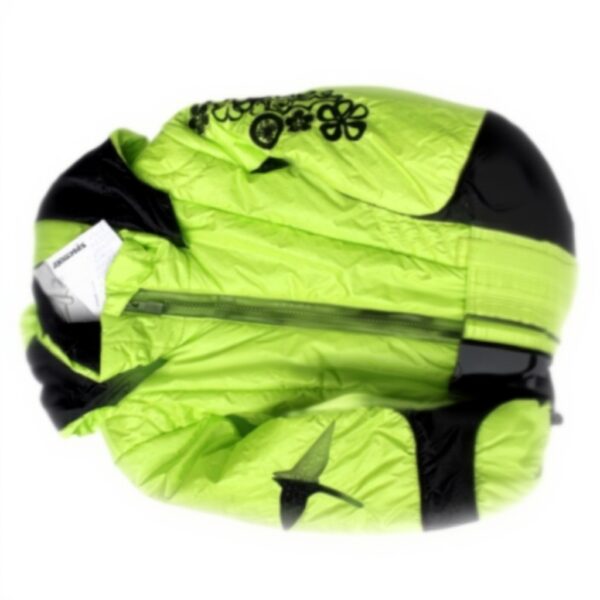 Sportalm Kitzbühel Giacca da sci per bambini Kids Ragazza Mao SP Taglia 128 Giallo Nero Nuovo con etichetta