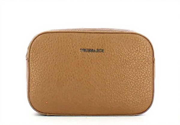 Borsa a tracolla Trussardi donna pelle castoro Lisbona
