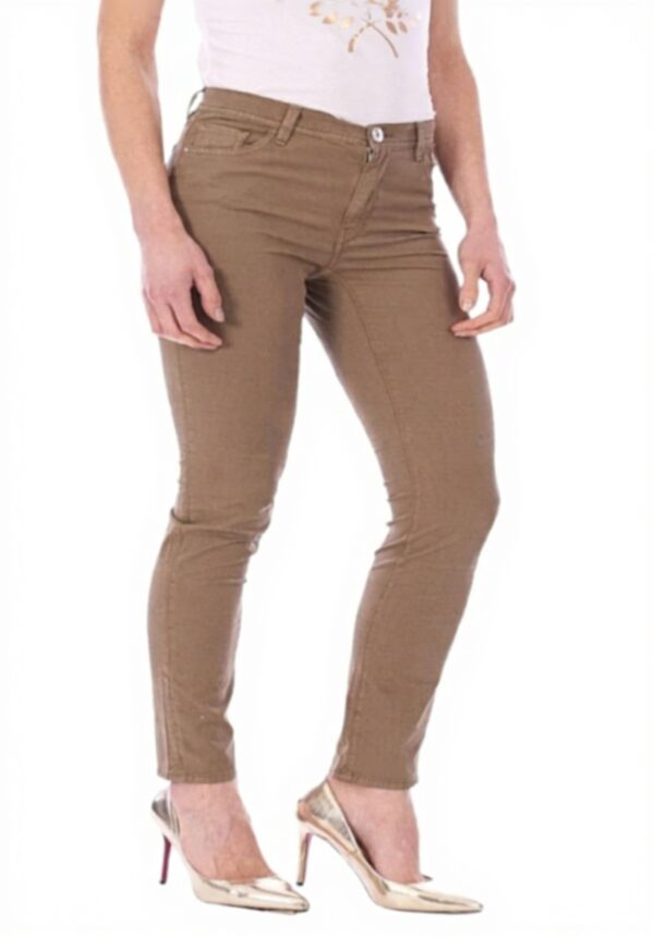 Trussardi Donna Pantaloni 5 Pocket 105 Skinny Color Light