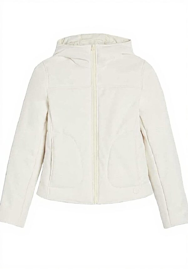 Giacca Trussardi Jeans Donna Tecno Poly Cappuccio Tofu