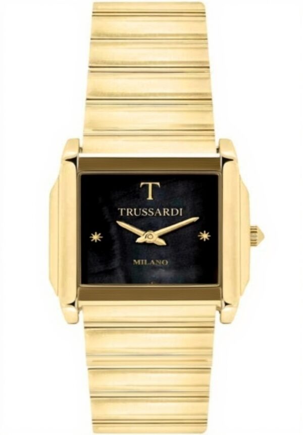 Trussardi Orologio Donna Acciaio Inossidabile Bicolore Nero