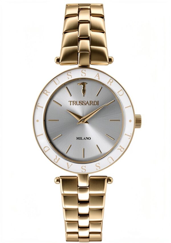 Orologio da polso donna TRUSSARDI acciaio oro quarzo-0