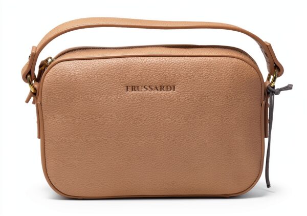Trussardi borsa a tracolla pelle rosa donna moda-0