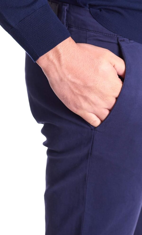 Pantalone Trussardi Jeans Aviator Fit Uomo Tessuto-1