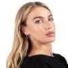 Orecchini Trussardi T-DESIGN acciaio donna gioielli eleganti-4