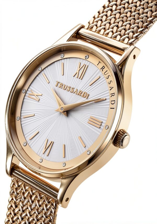 Trussardi T-STAR orologio donna acciaio oro quarzo-4