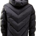 Cappotto invernale cerniera manica lunga abbigliamento uomo-0