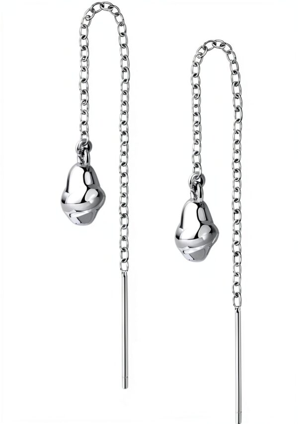 Orecchini Trussardi acciaio gioielli donna eleganti-2
