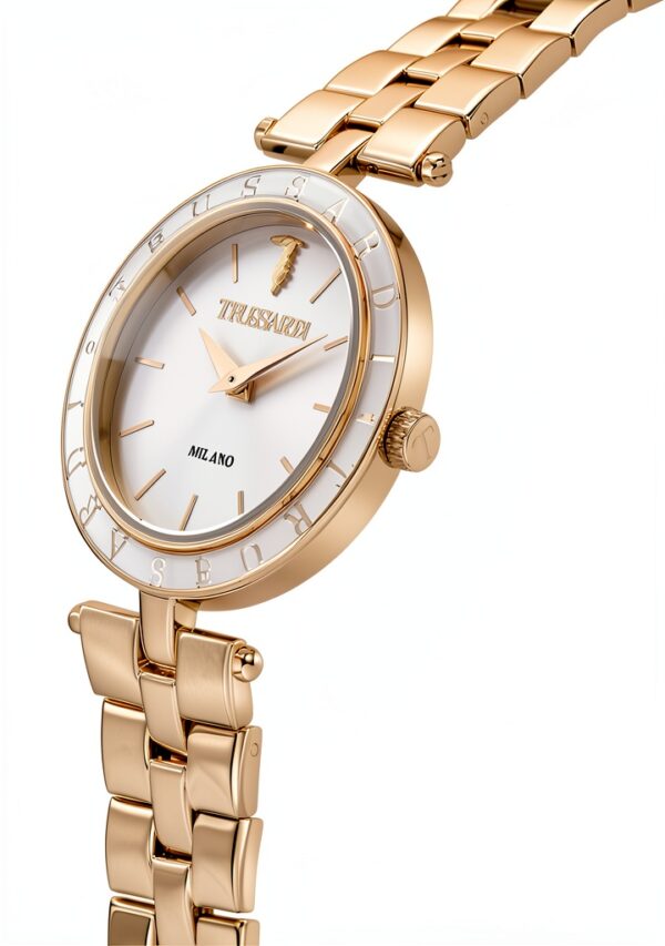 Orologio da polso donna TRUSSARDI acciaio oro quarzo-4