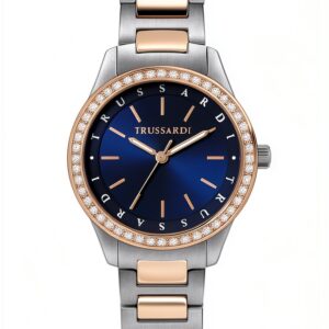Trussardi T-SKY orologio donna acciaio oro rosa cristalli-0
