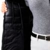 Piumino cerniera manica lunga scollo coreano donna-4