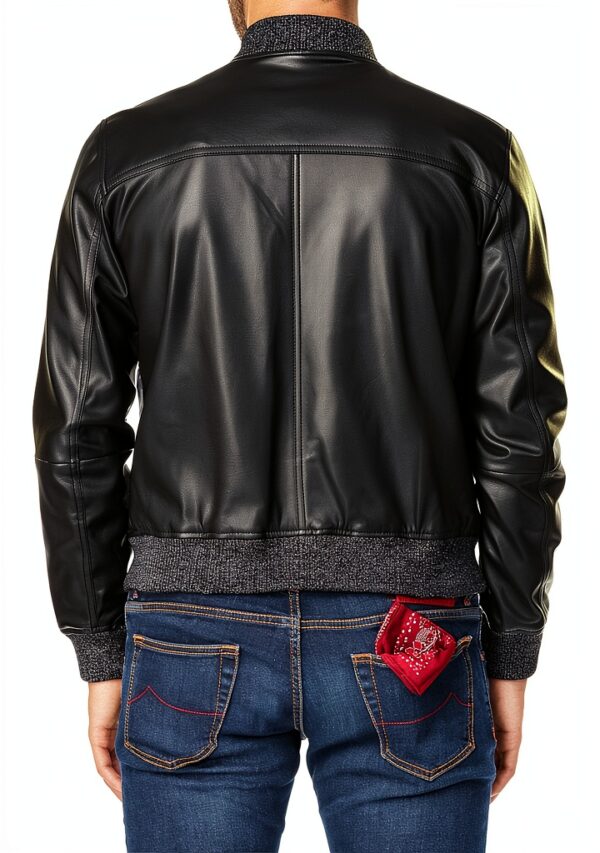 Trussardi Jeans Bomber Giubbotto Uomo Nero XX-Large-2