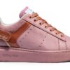 Trussardi Jeans Scarpe Donna Rosa Sintetico Stringate Piatto-3