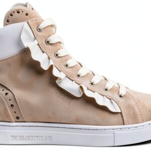 Scarpe Donna Bianco Piatto Chiusura Strappo Taglia 41 EU-0