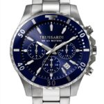 Orologio Trussardi uomo acciaio quarzo multifunzione blu-0