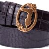 Giacca in pelle Trussardi Jeans Nero taglia 80 uomo donna-1
