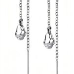 Orecchini Trussardi acciaio gioielli donna eleganti-0