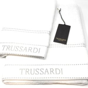 Set asciugamani Trussardi cotone spugna molto assorbente-0