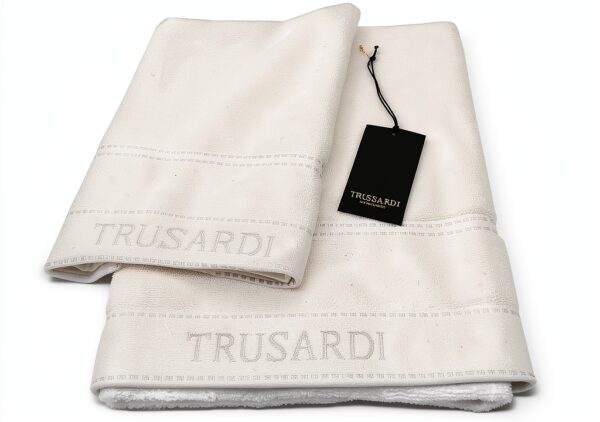 Set asciugamani Trussardi cotone spugna molto assorbente-0