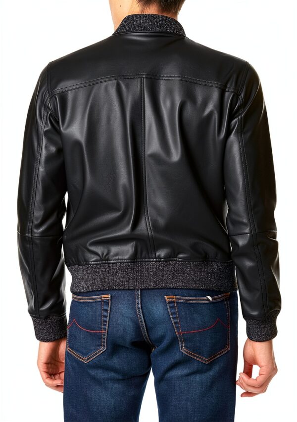 Trussardi Jeans Bomber Giubbotto Uomo Nero XX-Large-7