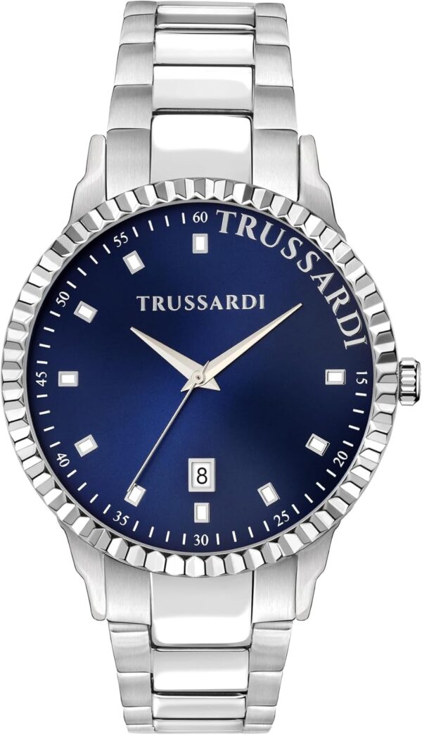 Orologio da polso uomo Trussardi acciaio quarzo data-0