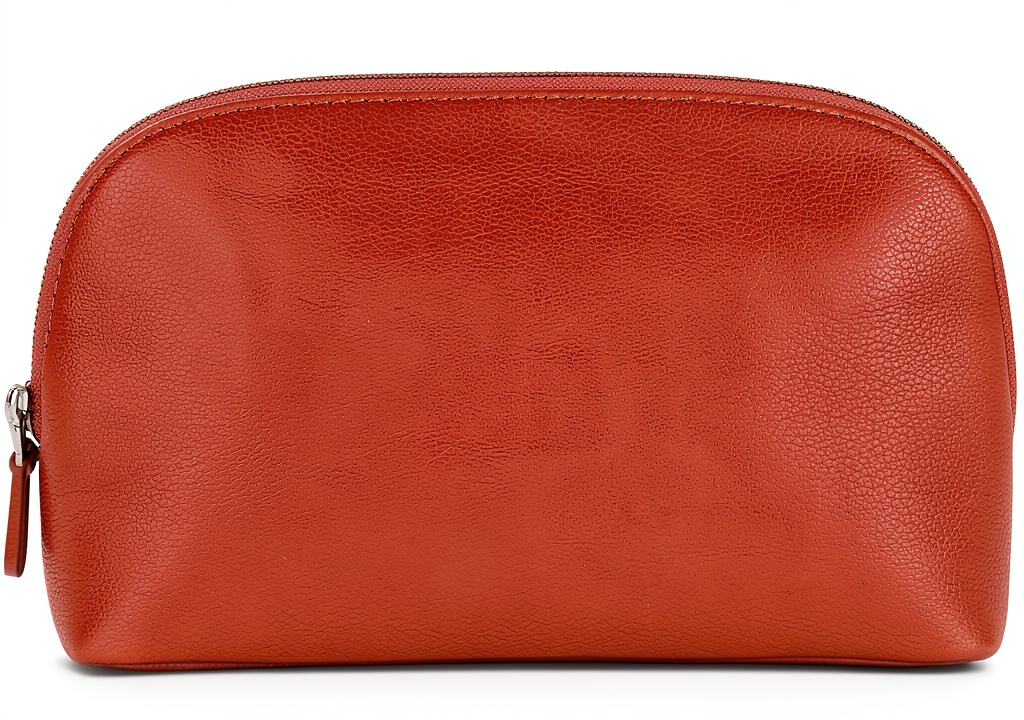 'Beauty Case Trussardi Nadir in pelle sintetica rossa aperta'