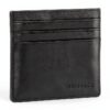 Portacarte Trussardi Uomo Pelle Crackle Nero Credit Card-2