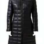 Piumino cerniera manica lunga scollo coreano donna-0