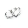 Orecchini Trussardi T-DESIGN acciaio donna gioielli eleganti-5