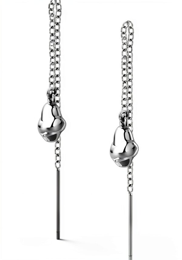 Orecchini Trussardi acciaio gioielli donna eleganti-1