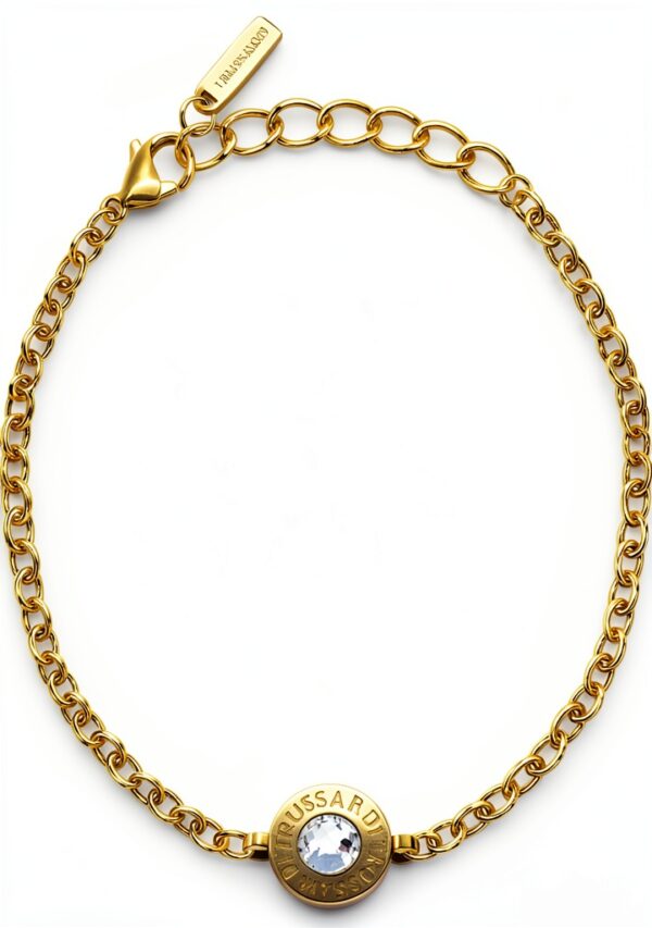 Bracciale Donna Trussardi Acciaio Cristalli T Logo