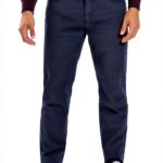 Jeans Uomo Skinny Cotone Poliestere Chiusura Cerniera-0