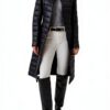 Piumino cerniera manica lunga scollo coreano donna-2