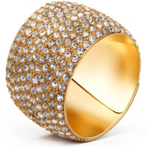 Anello Trussardi donna acciaio cristalli T-Design elegante-0