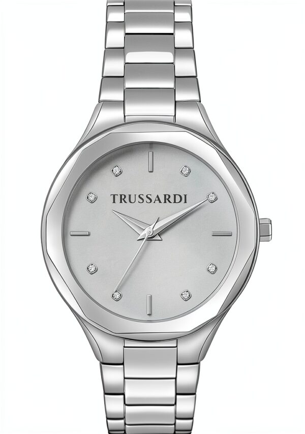 Trussardi T-Strict orologio da donna argento quarzo