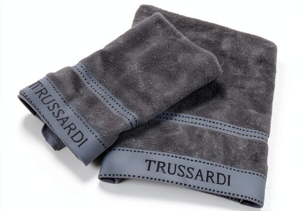 Set Asciugamani Trussardi Cotone 100% Morbido e Resistente